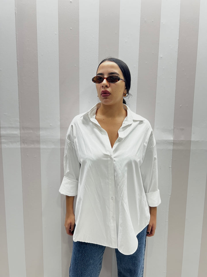 CAMICIA IN COTONE BIANCA