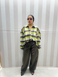 PANTALONI CRAVATTA VERDE MILITARE