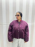 BOMBER LUMINA BORDEAUX