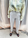 PANTALONI SIGARETTA PANNA