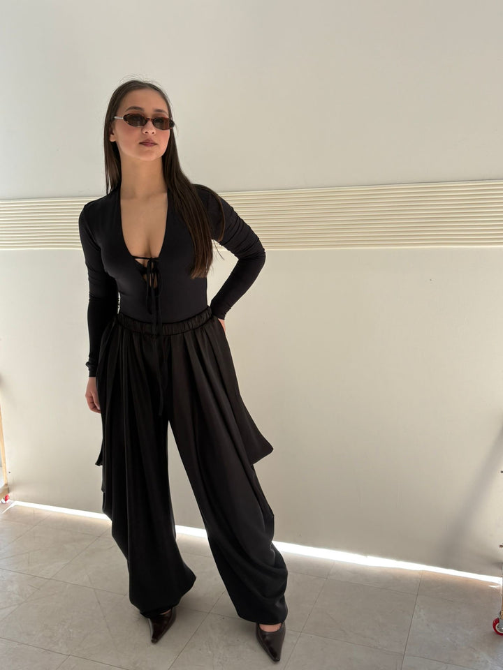PANTALONI SATIN JUST WEST