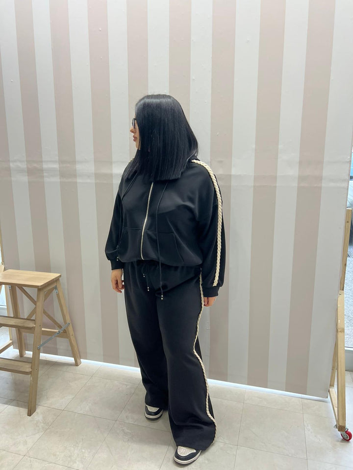 COORDINATO TUTA CURVY nero