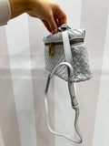 BAG INTRECCIATA grigio chiaro