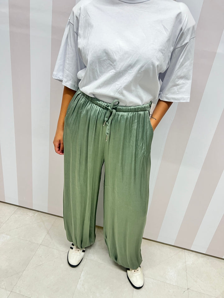 PANTALONI SATIN 2.0 SALVIA