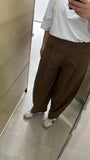 PANTALONI JUST marrone
