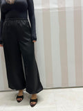 PANTALONI SATIN NERO
