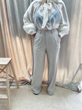 PANTALONI PALAZZO BEIGE