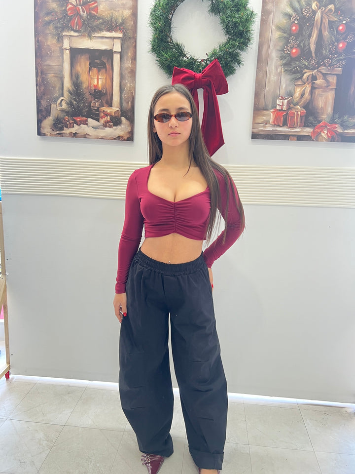 PANTALONI BALLON NERO