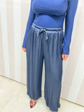 PANTALONI SATIN 2.O BLU