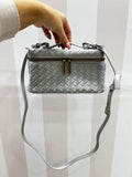 BAG INTRECCIATA grigio chiaro