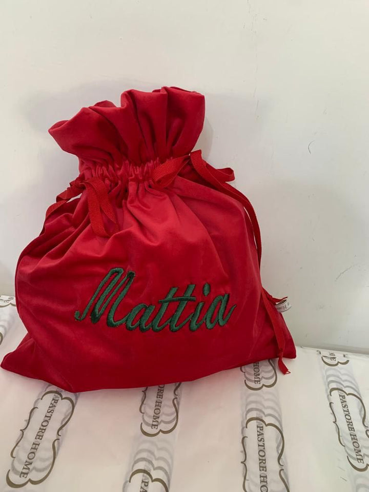 SACCO VELLUTO PERSONALIZZATO