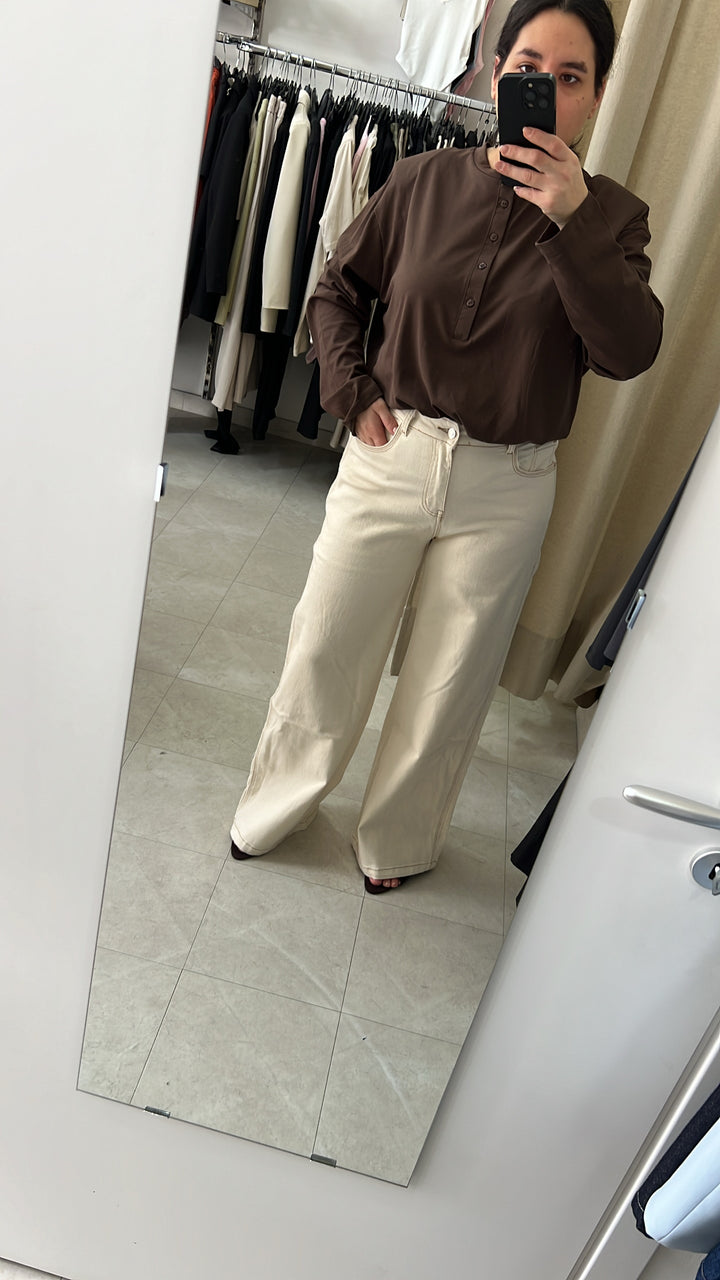 JEANS PANNA GAMBA LARGA