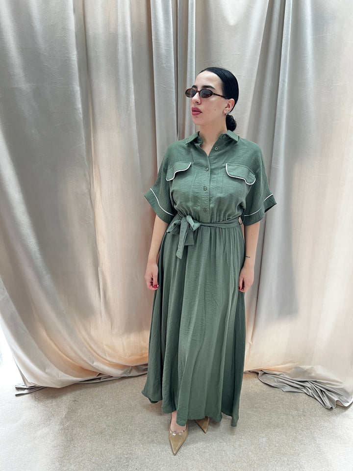 ABITO CAMICIA VERDE