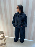 CAMICIA DENIM con fiocco