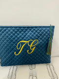 POCHETTE VELLUTO TRAPUNTATO