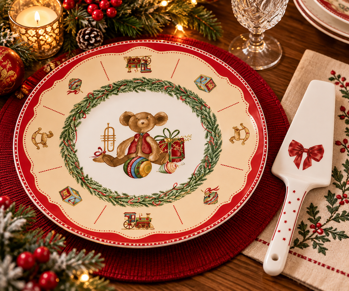 SET PIATTO E PALETTA BEAR VINTAGE TOYS