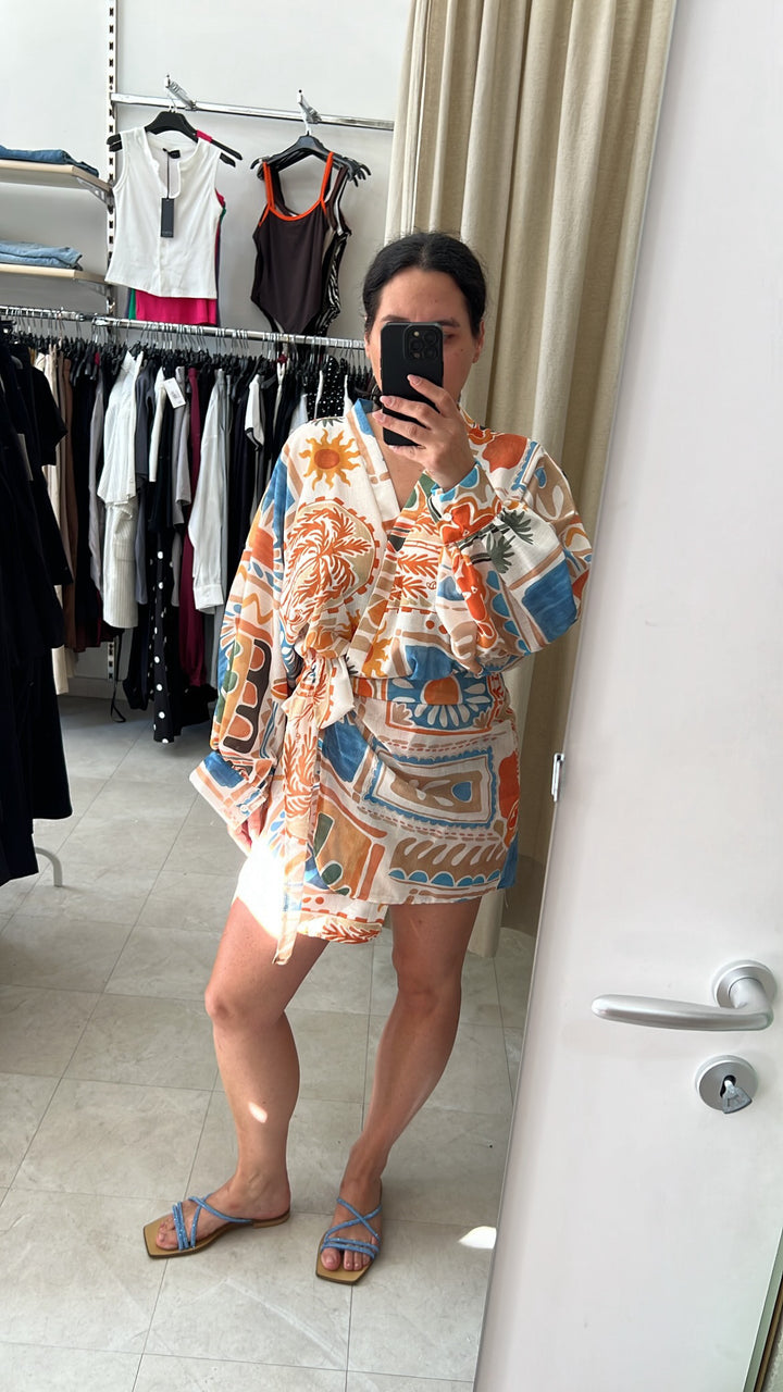VESTITO PORTAFOGLIO SUN