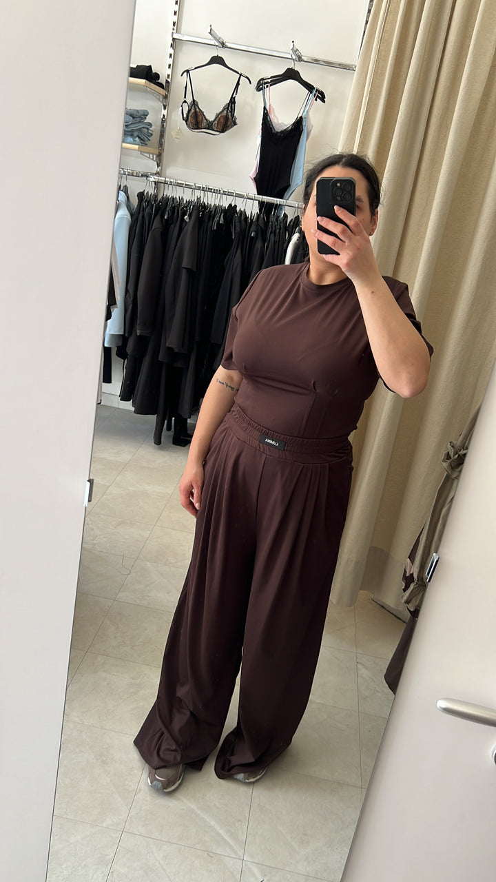 COORDINATO LUMINA MARRONE