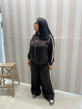 COORDINATO TUTA CURVY marrone
