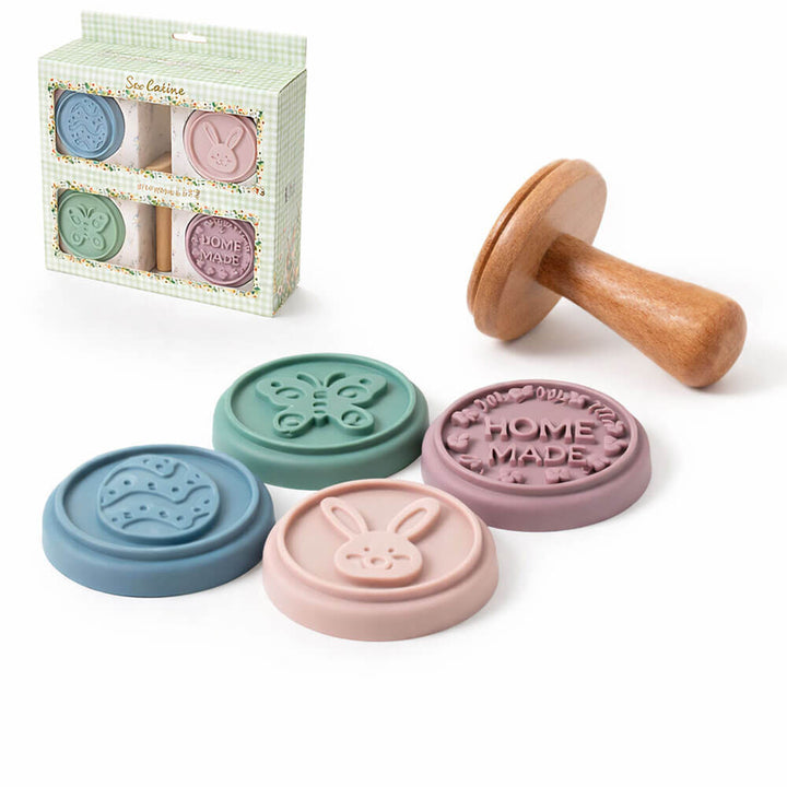 SET 4 TIMBRI SILICONE