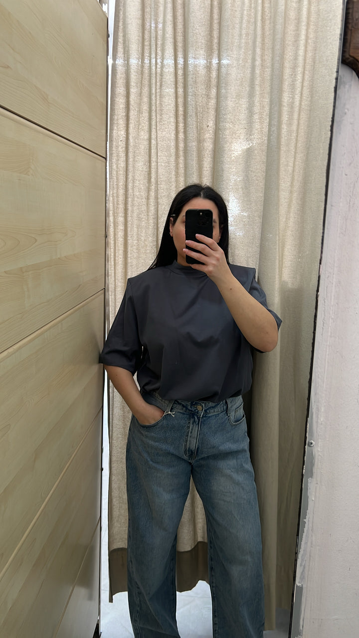 MAXI T-SHIRT GRIGIA