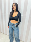 TOP CROP NERO