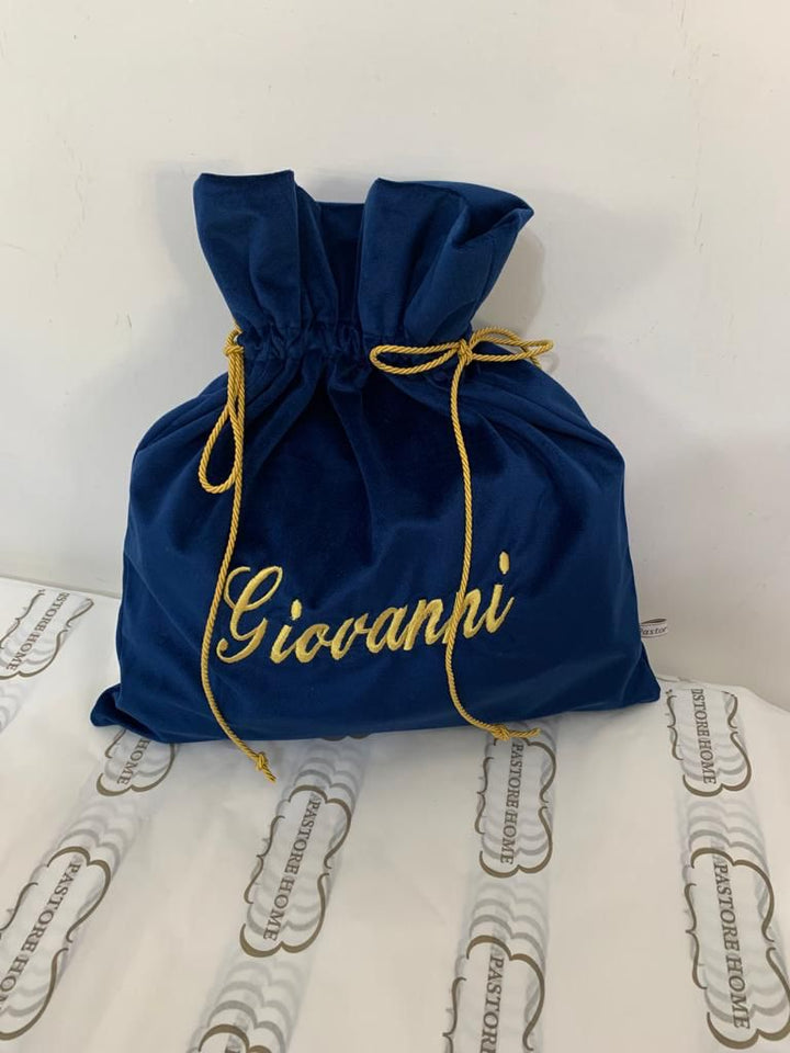 SACCO VELLUTO PERSONALIZZATO
