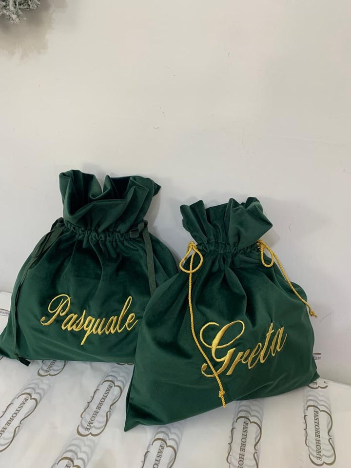 SACCO VELLUTO PERSONALIZZATO