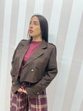 TRENCH MARRONE