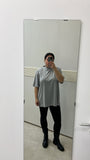 T-SHIRT OVERSIZE GRIGIA