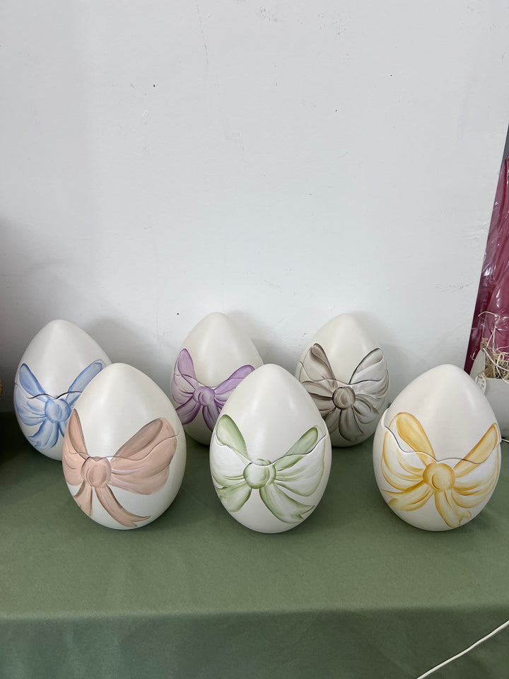 UOVO IN CERAMICA “FIOCCO”