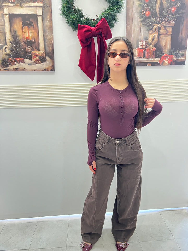 MAGLIA KYLIE BORDEAUX