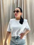 T-SHIRT SPALLINE BIANCA