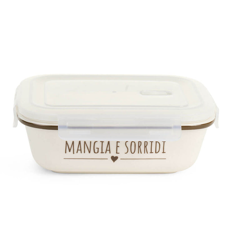 CONTENITORE MANGIA E SORRIDI  16cm