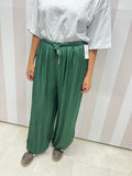 PANTALONI SATIN 2.O verde