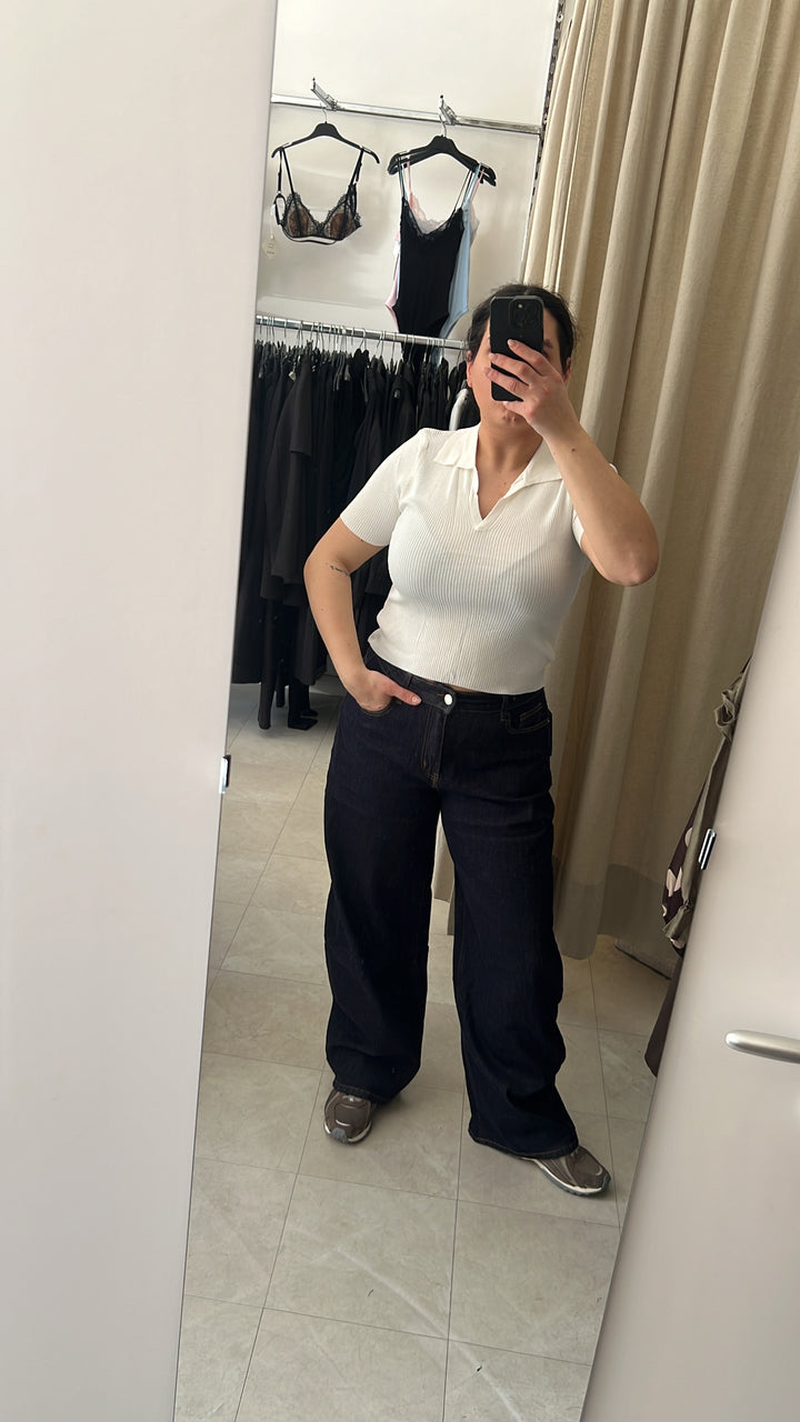MAGLIA COSTINE BIANCA