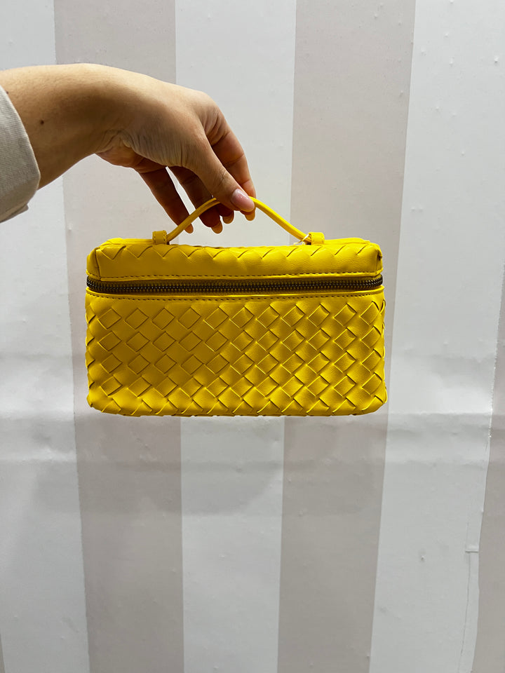 BAG INTRECCIATA gialla