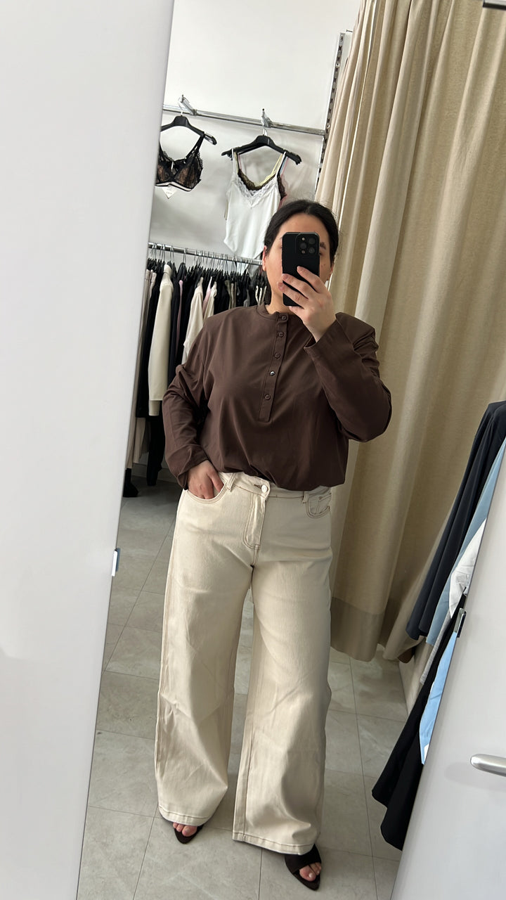 JEANS PANNA GAMBA LARGA