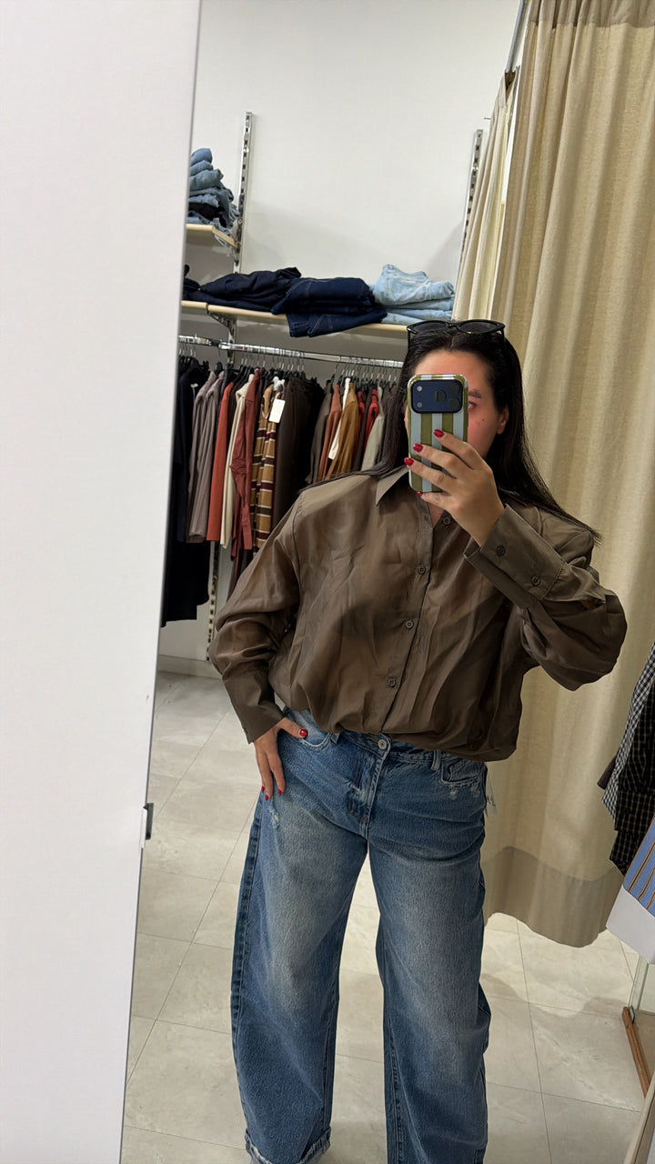 CAMICIA MARRONE