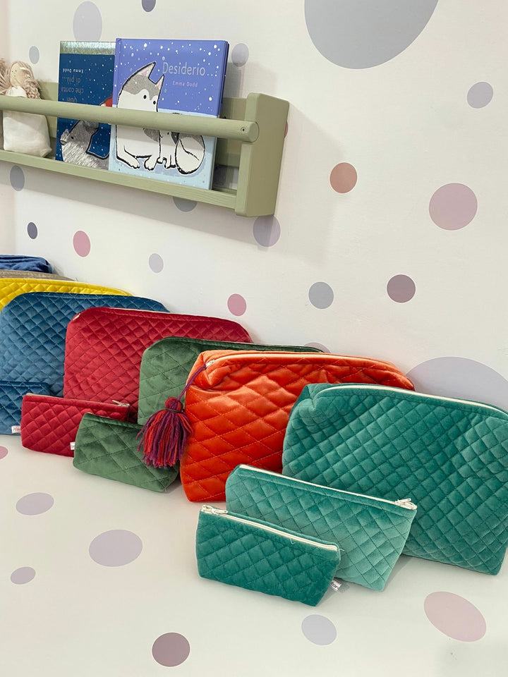 POCHETTE VELLUTO TRAPUNTATO
