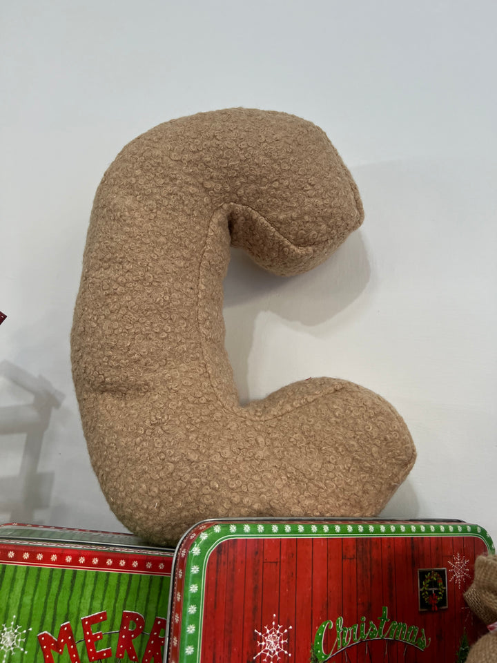 CUSCINO LETTERA TEDDY