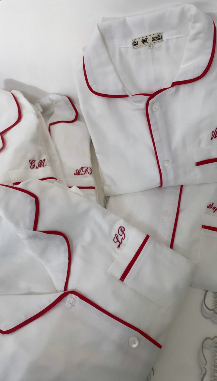 PIGIAMA CAMICIA TINTA UNITA BAMBINO