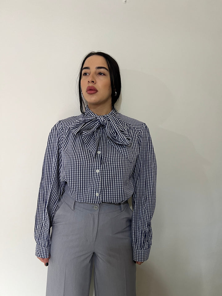 CAMICIA QUADRETTI BLU