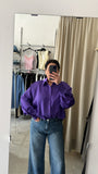 CAMICIA SATIN JUST WEST VIOLA