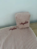 SET TOVAGLIETTA E PORTAMERENDA”RIGHE”