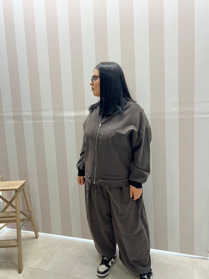 COORDINATO CURVY marrone