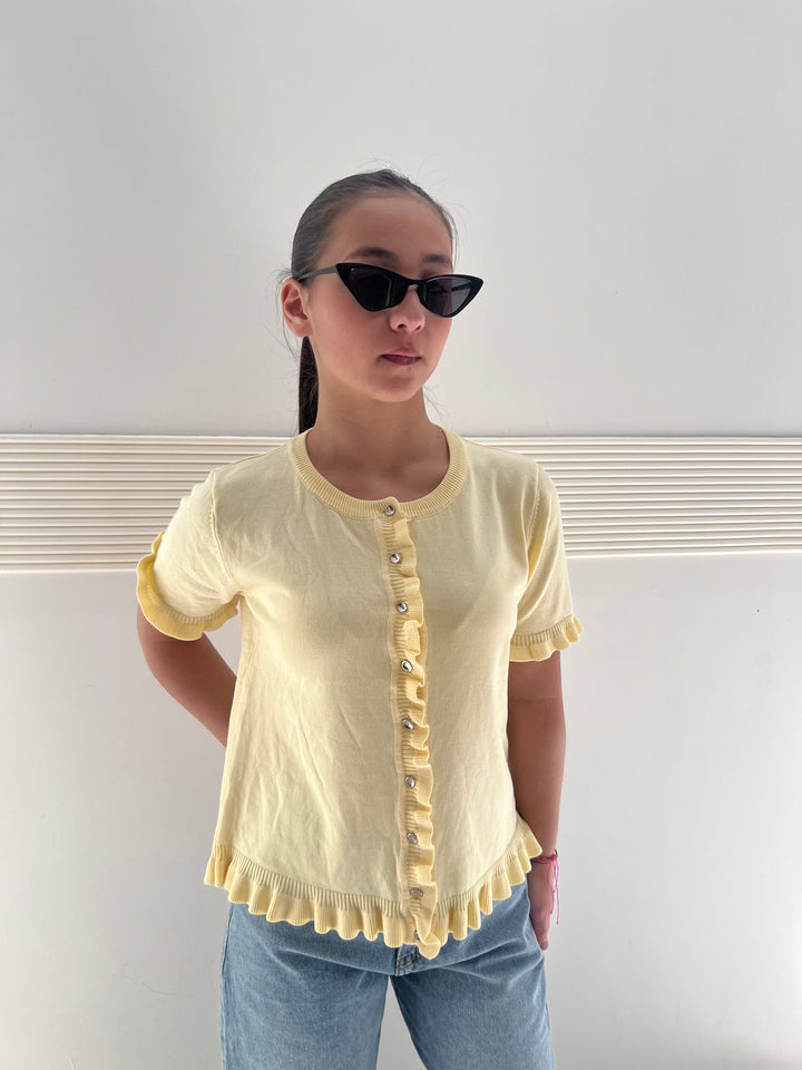 MAGLIA IN FILO GIALLA