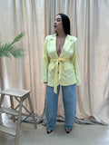 BLAZER CINTURA GIALLO