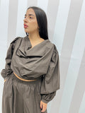 CAMICIA MARRONE
