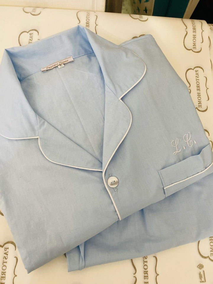 PIGIAMA CAMICIA DONNA tinta unita